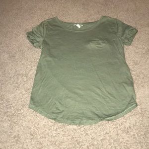 Cute Olive Green Top with Frocket